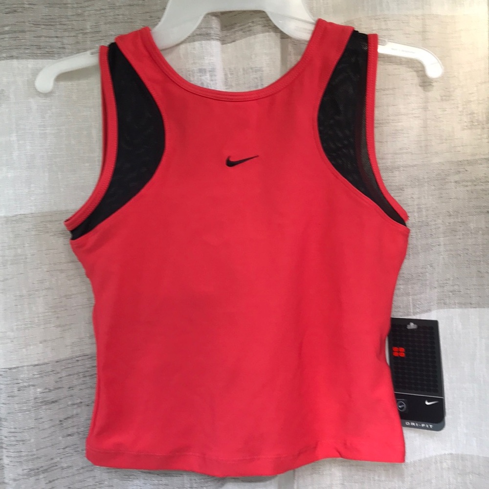 Nike running active tank top tee with pockets SzXS